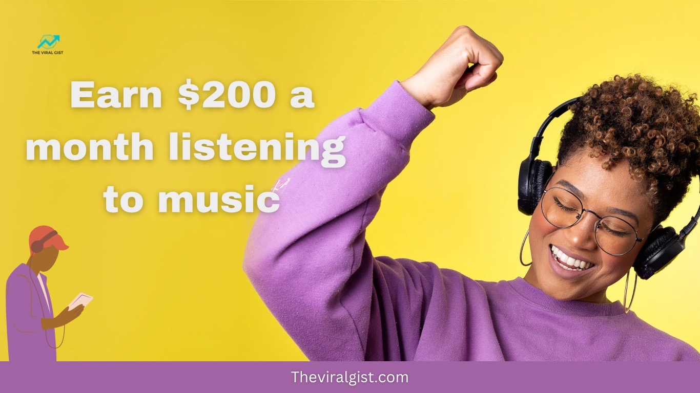Earn money listening to music